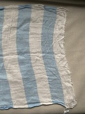 Leinen Viskose Schal hellblau