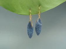 Blaue Koralle Ohrringe