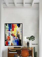 Original Abstrakte Leinwand