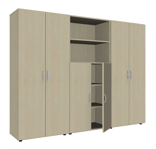 Büroschrankwand aktenschrank - büroschrankwand,