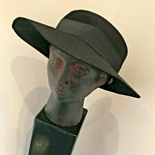 L Co Wien Hut  Damen Trachten - Wolle Filz Federn - schwarz - handgearbeitet -