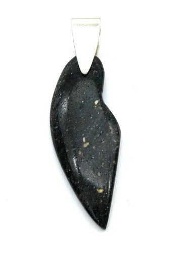 Anhänger opal schwarz - anhänger,