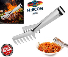 2 Stück Edelstahl Zange Pasta