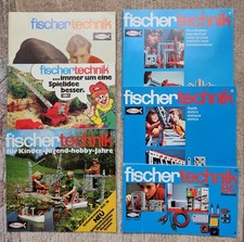 FischerTechnik Bauen Konstruieren, Anleitungen Kataloge Statik Elektronik 