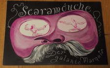 SCARAMOUCHE - DER GALANTE MARQUIS - rarer Werberatschlag ´52 - STEWART GRANGER