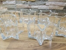 6x Schale Stern Sternschale Glasschale Glasstern Set Schale