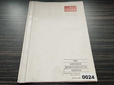 024 Rover Werkstatthandbuch Reparaturanleitung Karosserie MINI Nachtrag