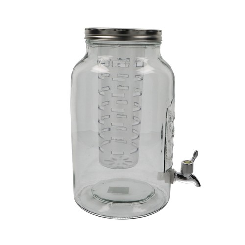 Glasfass zapfhahn infuser 2l - zapfhahn, 5,2l