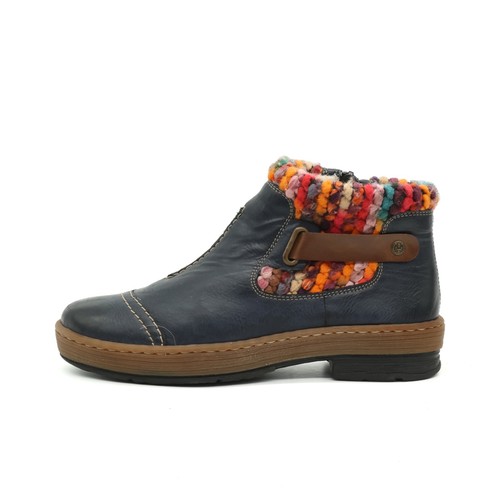Rieker damen stiefel blau - damen,