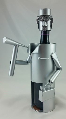 Weinflaschenhalter handwerker - weinflaschenhalter,