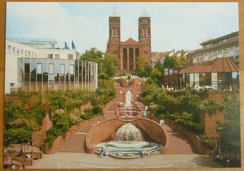 Pirmasens schloßplatz - ak,