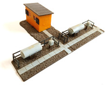 Industrieanlage schuppen - h0,