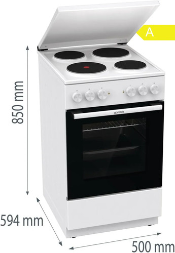 Elektro standherd ge5a23wh - elektro,