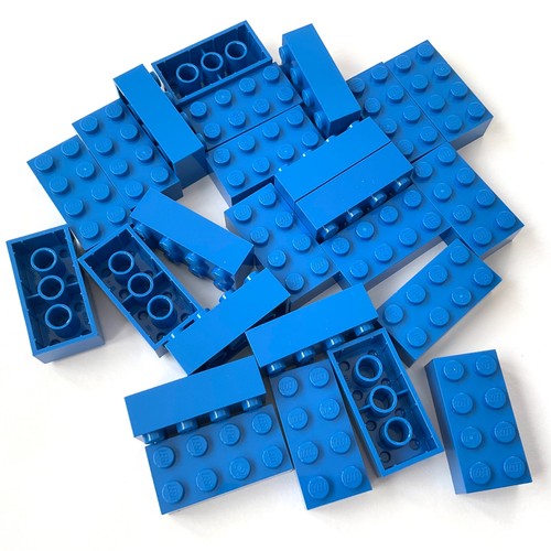 Lego bausteine 2x4 blau - 25,