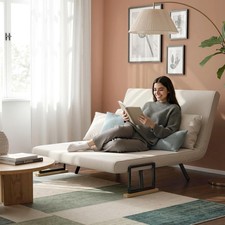 HOMCOM Schlafsofa, Zweisitzer