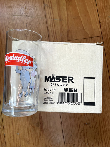 Almdudler glas stück im - stück,