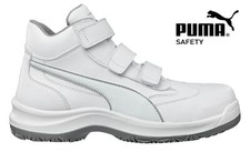 PUMA Sicherheitsschuhe ABSOLUTE Mid weiß S2 Küchenschuhe Arbeitsschuhe Klett