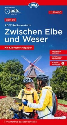 Adfc radtourenkarte zwischen - adfc-radtourenkarte,