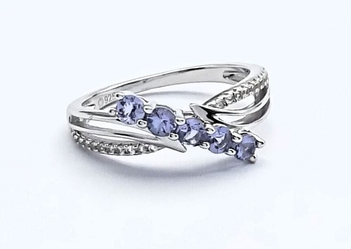 Tansanit ring 45ct - 0,45ct🍀, gr