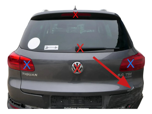 Tiguan heckklappe hinten - vw,