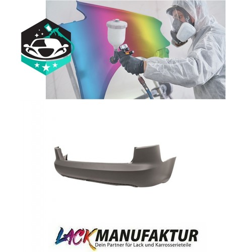 Lackiert stoßstange hinten - lackiert,