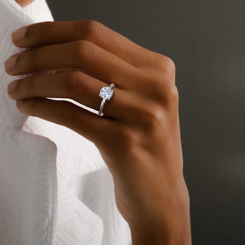 Lab grown diamond ring - lab,