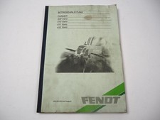 Fendt Farmer 409 410 411 412 Vario Betriebsanleitung Bedienung Wartung 2001
