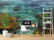 3D Wasser Steine Q7123 Tapete