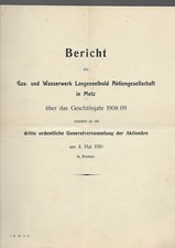 Bericht Gaswerk Wasserwerk