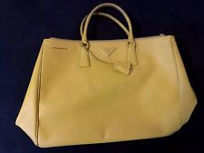 PRADA SHOPER/ AKTENTASCHE LEDER GELB SONNE das ganze Jahr  Nur heute so günstig!