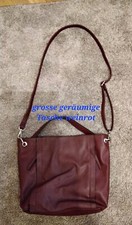 Reduziert Gepflegte Geräumige Grosse  Weinrote Tasche 