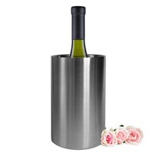 Weinkühler Doppelwandig Edelstahl Flaschenkühler Sektkühler Getränkekühler  