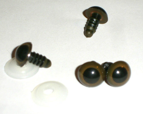 Teddyaugen kunststoffaugen - teddyaugen,