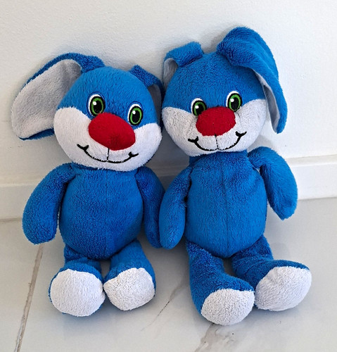 Keinohrhase plüsch - 2x,