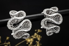 Schlangen Ohrringe Große