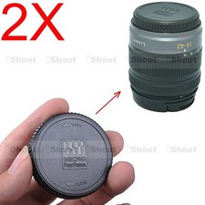 2x Kamera Rück Objektiv Deckel f Olympus Panasonic Lumix Micro Four Thirds Lens
