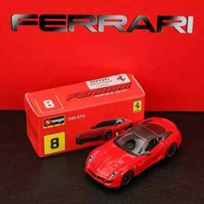 Bburago Ferrari 599 GTO 1:64 Modellauto Diecast Burago RAR (Rot) NEU OVP 