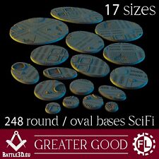 Base Set Rundbase Ovalbases Tabletop Wargaming Bases Rund Oval Greater Good #2