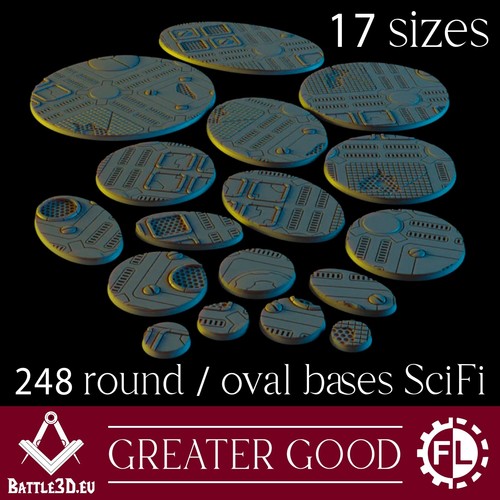 Base set rundbase ovalbases - base,