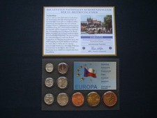 TOP Tschechische Republik Kursmünzensatz im Blister + Zertifikat! Münzen! OVP! K