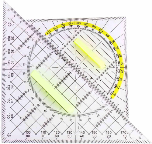 Stück geodreieck mit griff - 2,