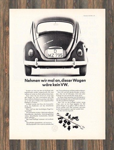 Volkswagen käfer reklame - vw,