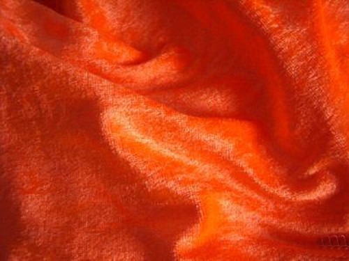 Pannesamt samt orange stoff - samt,