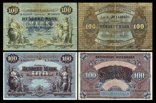 100 mark - mark, bayerische