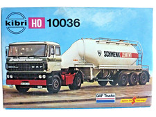 KIBRI H0 10036 DAF FT 2800 DKS SILOFAHRZEUG LKW SPITZER SATTELANHÄNGER SF 2230