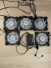 5x Chieftec RGB Lüfter mit Fanhub