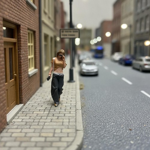 Miniaturfigur einer - miniaturfigur,