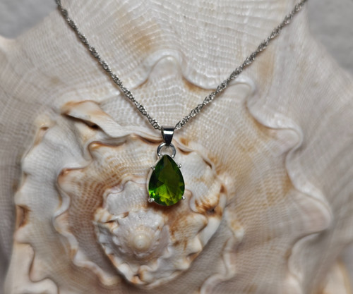 Peridot edelstein anhänger - peridot,