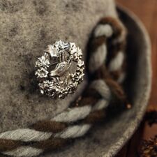 Anstecker Pin Anstecknadel Gams Gamsbock Tracht Jagd Vintage