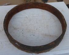 altes Rad Ring Kranz Loft Schmiedeeisen Eisenring DM ca 19 cm geschmiedet Reifen